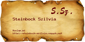 Steinbock Szilvia névjegykártya